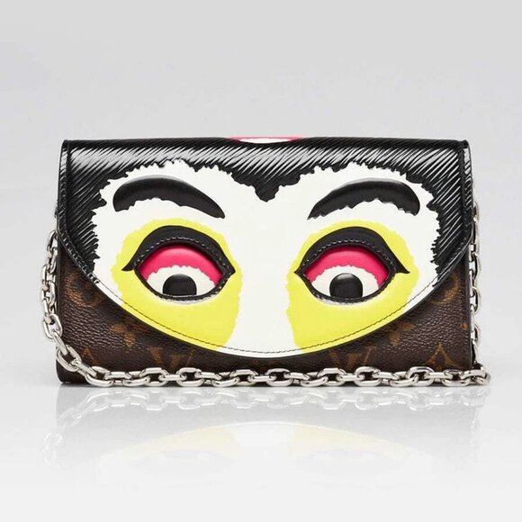 Louis Vuitton Limited Edition Monogram Canvas/Epi Leather Kabuki Chain Bag - Picture 1 of 12